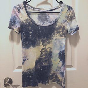BDG Galaxy Scoop Neck Shirt, S
